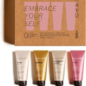 Nativa SPA Starter Kit - 4 types of Body Lotions   30mL/1oz each New ❤️bundle up